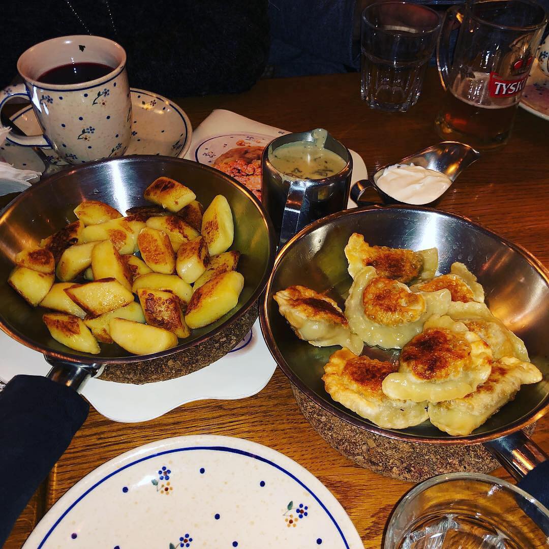 פירוגי וקופטקה ממסעדת Zapiecek. צילום: דביר הקל